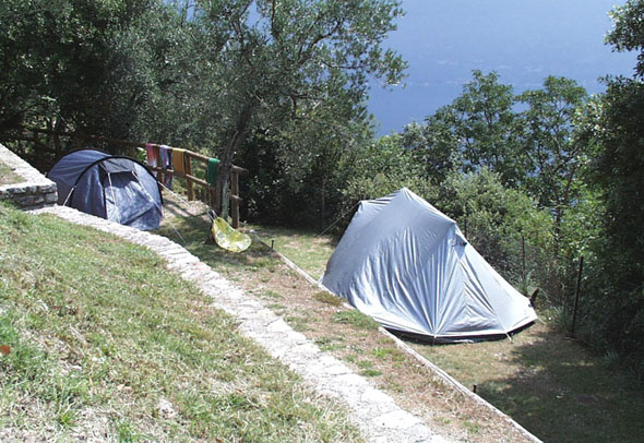 Campeggio a Gargnano sul lago di Garda