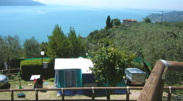 Campeggio a Gargnano sul lago di Garda