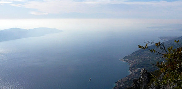 Wandern Naturpark Gardasee Seeblick